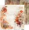 8" x 8" paper pad - Autumnaria Backgrounds and Basic Mix Set