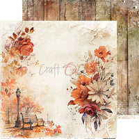 8" x 8" paper pad - Autumnaria Backgrounds and Basic Mix Set