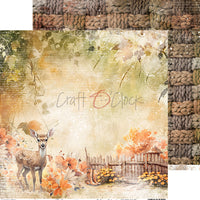 8" x 8" paper pad - Autumnaria Backgrounds and Basic Mix Set