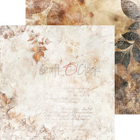 8" x 8" paper pad - Autumnaria Backgrounds and Basic Mix Set