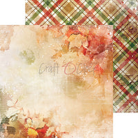 8" x 8" paper pad - Autumnaria Backgrounds and Basic Mix Set