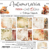 8" x 8" paper pad - Autumnaria Backgrounds and Basic Mix Set