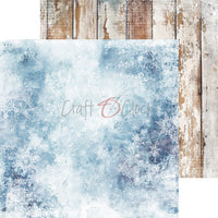 8" x 8" paper pad - Cozy Winterland Backgrounds