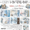 8" x 8" paper pad - Cozy Winterland Backgrounds and Basic Mix Set