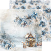 8" x 8" paper pad - Cozy Winterland Backgrounds and Basic Mix Set