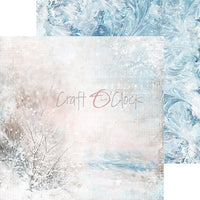 8" x 8" paper pad - Cozy Winterland Backgrounds and Basic Mix Set