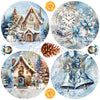 6" x 6" paper pad - Cozy Winterland