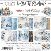 6" x 6" paper pad - Cozy Winterland