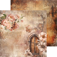 8" x 8" paper pad - Vintage Sonata Backgrounds and Basic Mix Set