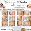 8" x 8" paper pad - Vintage Sonata Backgrounds and Basic Mix Set