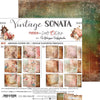 8" x 8" paper pad - Vintage Sonata Backgrounds and Basic Mix Set