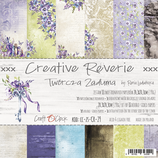 8" x 8" paper pad - Creative Reverie