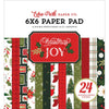 6" x 6" paper pad - Christmas Joy