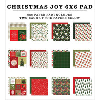 6" x 6" paper pad - Christmas Joy