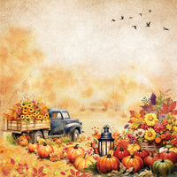 12" x 12" paper pad - Bright Autumn