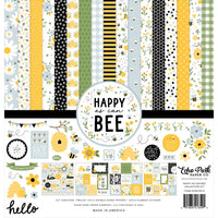 12" x 12" paper pad -  Happy As Can Bee