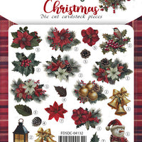 58pcs Nostalgic Christmas die cuts