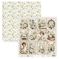 8" x 8" paper pad - Romantic Garden