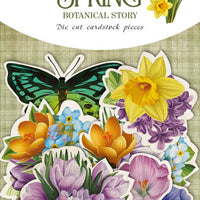 54pcs Spring Botanical Story die cuts