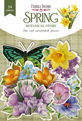 54pcs Spring Botanical Story die cuts