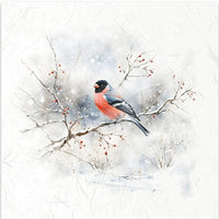 Winter Birds 5 - rice paper set