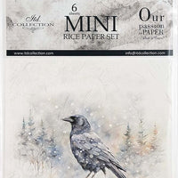 Winter Birds 3 - rice paper set