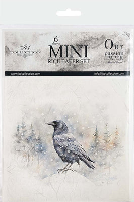 Winter Birds 3 - rice paper set