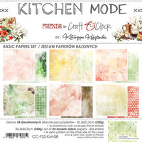 8" x 8" paper pad - Kitchen Mode Backgrounds