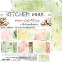 8" x 8" paper pad - Kitchen Mode Backgrounds