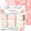 8" x 8" paper pad - Girl & Curl Backgrounds