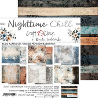 8" x 8" paper pad - Nighttime Chill Backgrounds