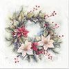 Christmas Wreath 2 - rice paper set