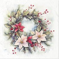 Christmas Wreath 2 - rice paper set