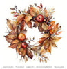 11.8" x 12.1" paper pad - Autumn Wreath