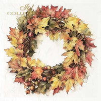 Autumn Wreath 1 - rice paper set