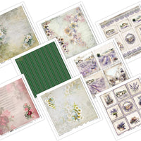 11.8" x 12.1" ITD Collection - Set 10 - mixed design paper sheets