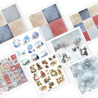 11.8" x 12.1" ITD Collection - Set 11 - mixed design paper sheets