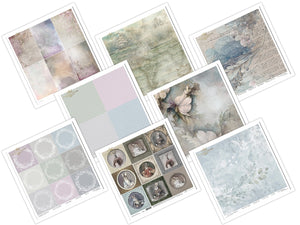 11.8" x 12.1" ITD Collection - Set 5 - mixed design paper sheets