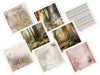 11.8" x 12.1" ITD Collection - Set 8 - mixed design paper sheets