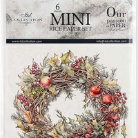 Autumn Wreath 2 - rice paper set