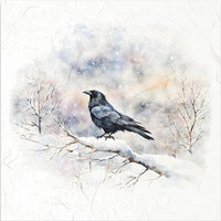 Winter Birds 3 - rice paper set