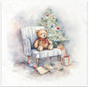 Winter teddy bears - rice paper set