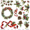 11.8" x 12.1" paper pad - Winter Wreath