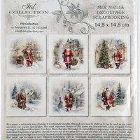 Father Christmas - rice paper set