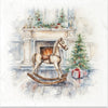 Christmas Rocking Horse - rice paper set