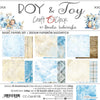 8" x 8" paper pad - Boy & Toy Backgrounds and Basic Mix Set