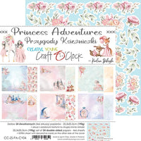 8" x 8" paper pad - Princess Adventures