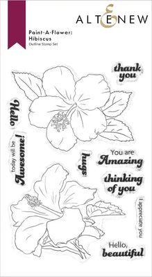 Altenew Clear Stamps Paint-A-Flower: Rose