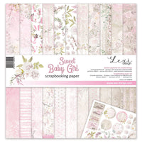 12" x 12" paper pad - Sweet Baby Girl